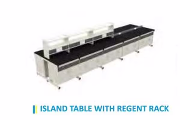 island structured chemistry lab furniture